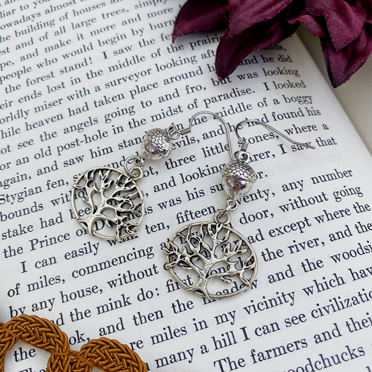 oak tree - earrings