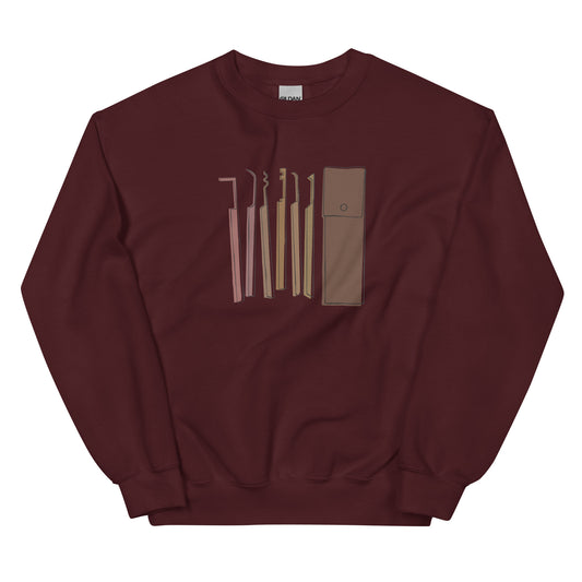 tools of the trade - lockpicks sweater