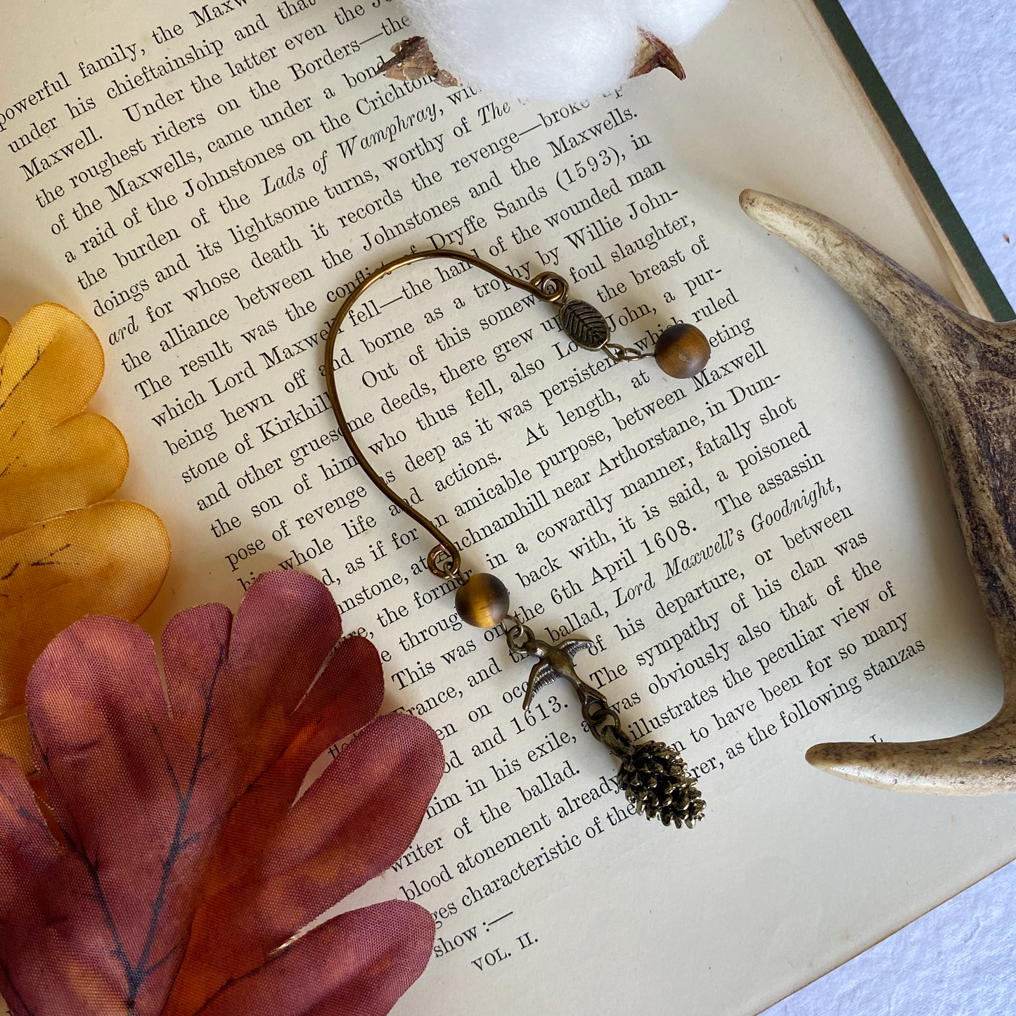 forest of tigers eye - ear wrap