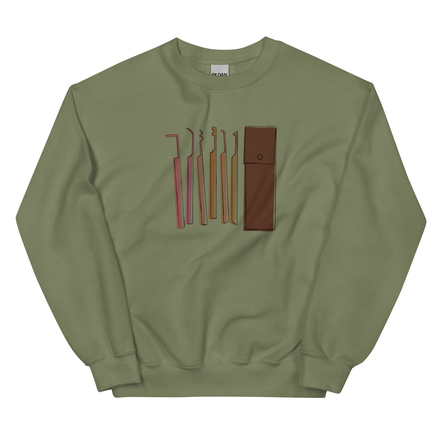 tools of the trade - lockpicks sweater